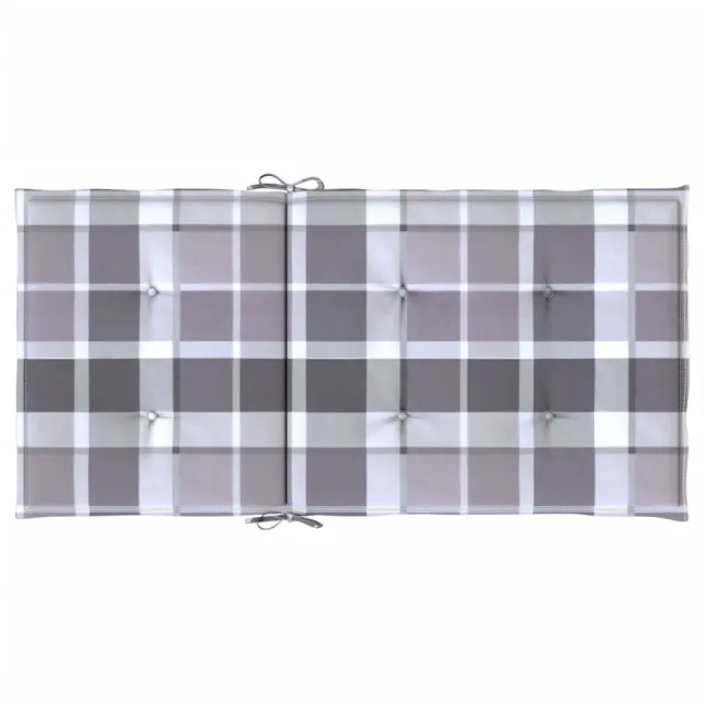 Coussins de chaise de jardin à dossier bas lot de 2