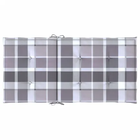 Coussins de chaise de jardin à dossier bas lot de 2