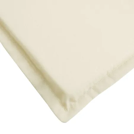 Coussin de chaise longue crème 186x58x4 cm tissu oxford