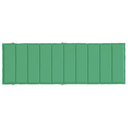 Coussin de chaise longue vert 186x58x4 cm tissu oxford