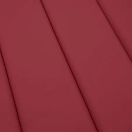 Coussin de chaise longue rouge bordeaux 186x58x4cm tissu oxford