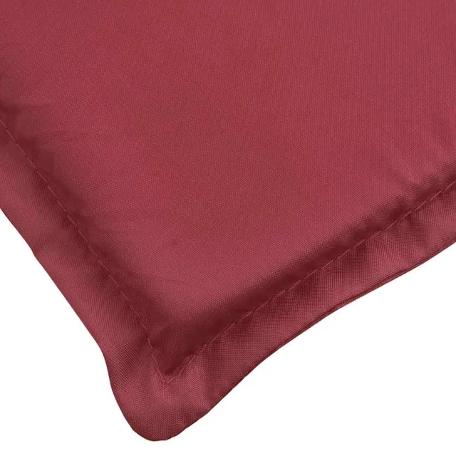 Coussin de chaise longue rouge bordeaux 186x58x4cm tissu oxford
