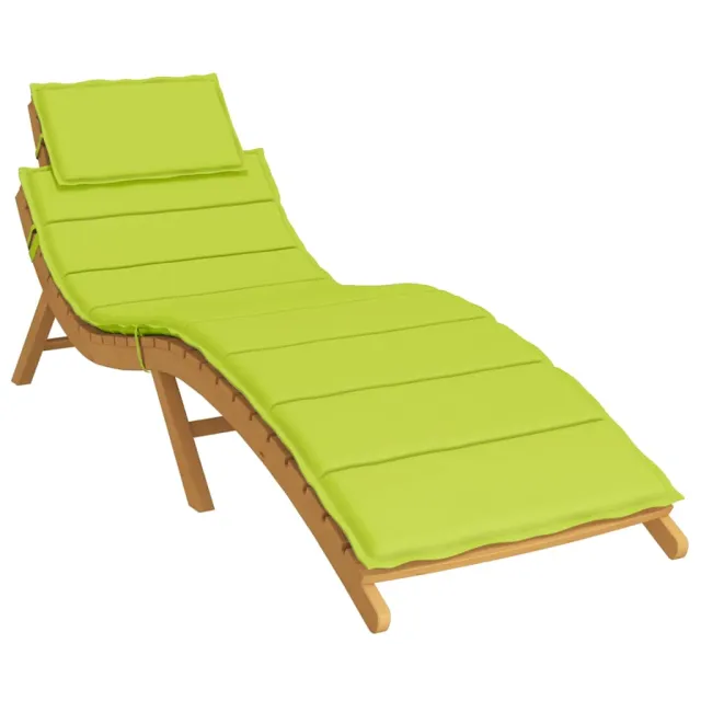 Coussin de chaise longue vert vif 186x58x4 cm tissu oxford