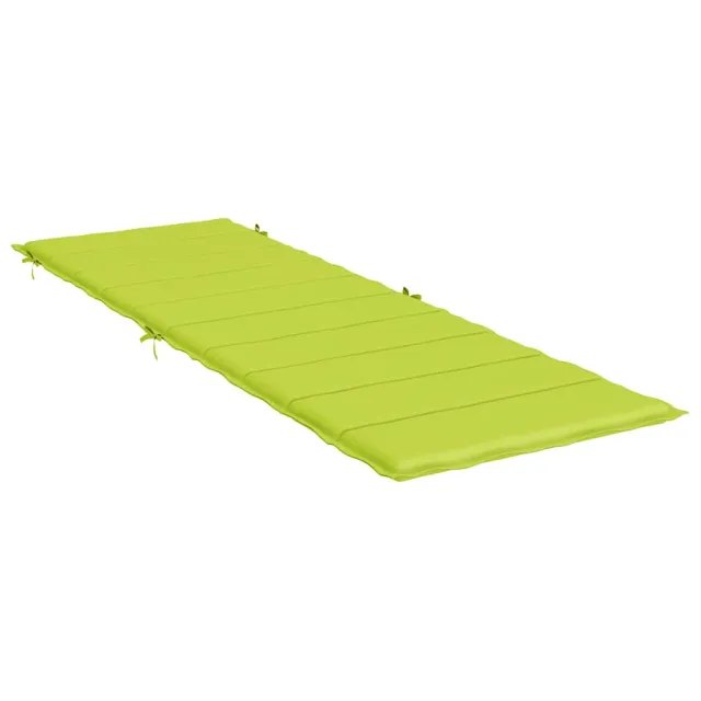 Coussin de chaise longue vert vif 186x58x4 cm tissu oxford