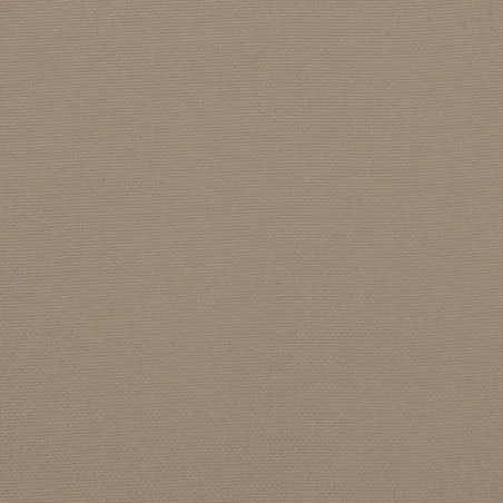 Coussin de chaise de terrasse taupe (75+105)x50x4 cm