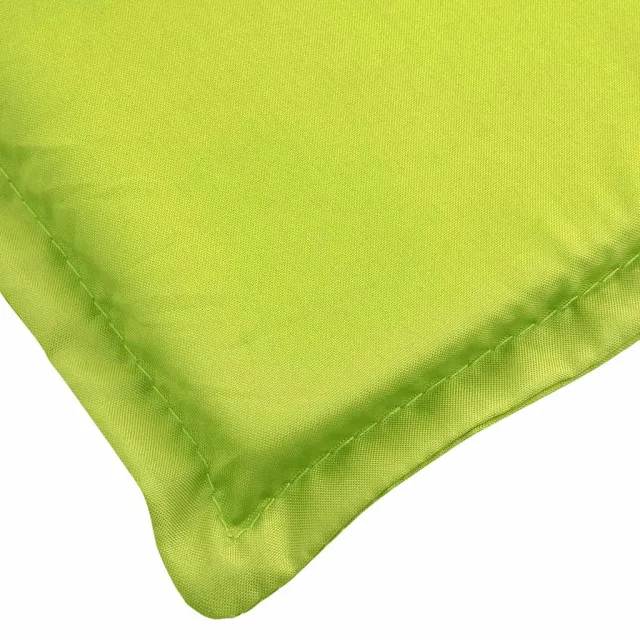 Coussin de chaise de terrasse vert vif (75+105)x50x4 cm