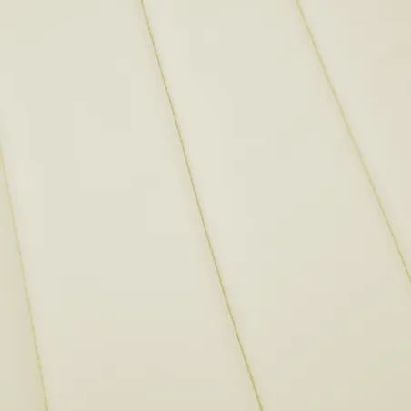 Coussin de chaise longue crème 200x50x3 cm tissu oxford