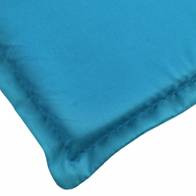 Coussin de chaise longue bleu 200x50x3 cm tissu oxford