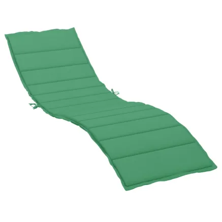 Coussin de chaise longue vert 200x60x3 cm tissu oxford 2
