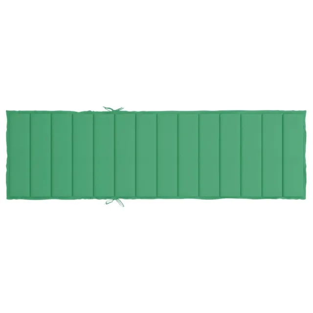 Coussin de chaise longue vert 200x60x3 cm tissu oxford
