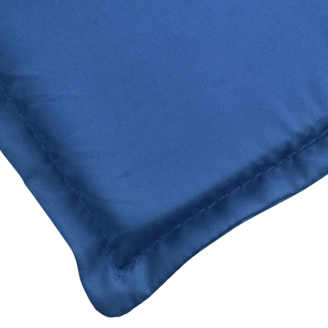Coussin de chaise longue bleu royal 200x60x3 cm tissu oxford