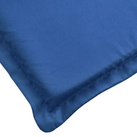 Coussin de chaise longue bleu royal 200x60x3 cm tissu oxford