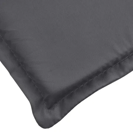 Coussin de chaise longue anthracite 200x70x3 cm tissu oxford