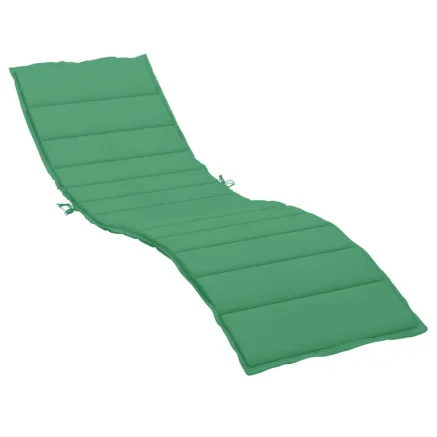 Coussin de chaise longue vert 200x70x3 cm tissu oxford 2