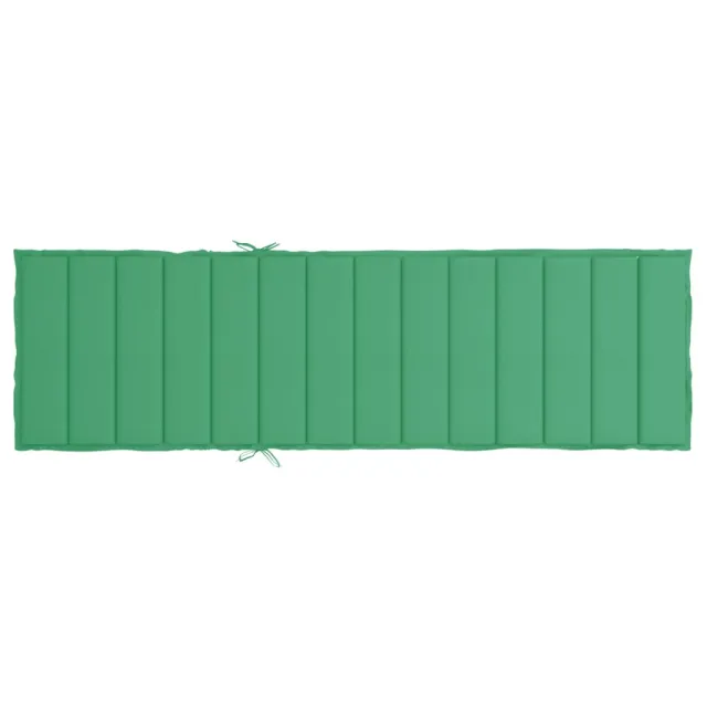 Coussin de chaise longue vert 200x70x3 cm tissu oxford