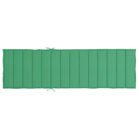 Coussin de chaise longue vert 200x70x3 cm tissu oxford