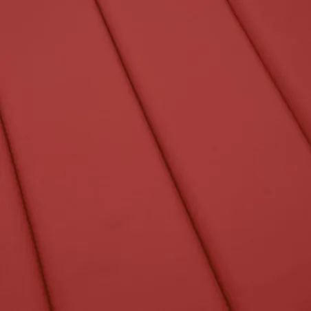 Coussin de chaise longue rouge 200x70x3 cm tissu oxford