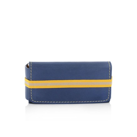 Trousse de toilette Eight & Bob Zubehör Blue marine Cuir