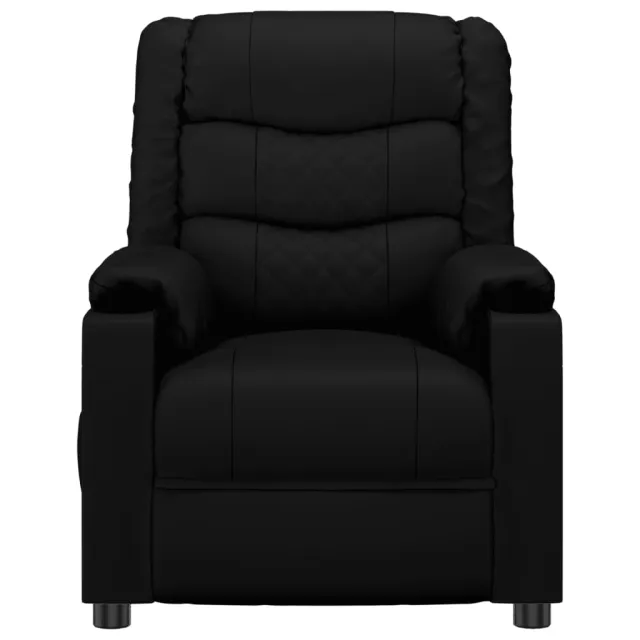 Fauteuil inclinable électrique Noir Similicuir