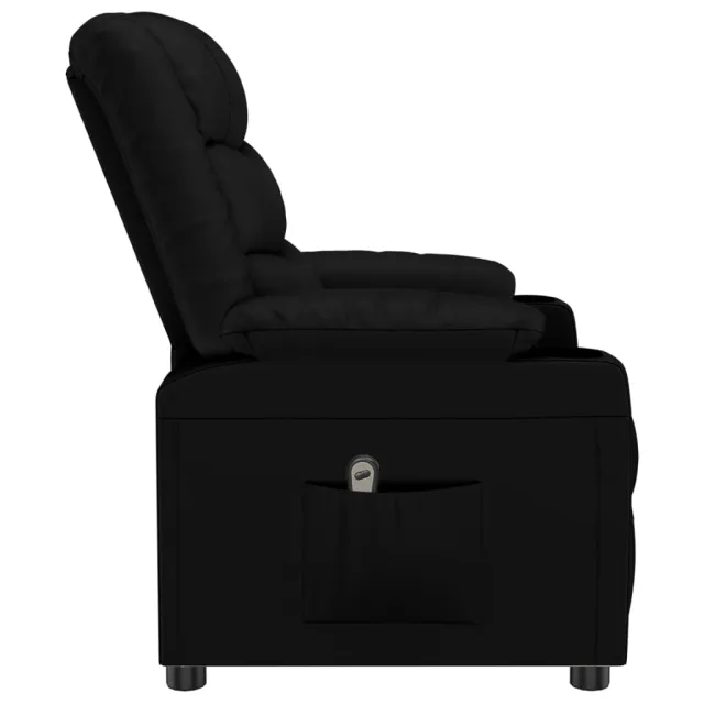 Fauteuil inclinable électrique Noir Similicuir