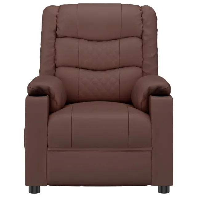 Fauteuil inclinable électrique Marron Similicuir
