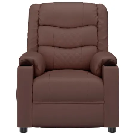 Fauteuil inclinable électrique Marron Similicuir