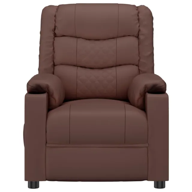 Fauteuil de massage électrique Marron Similicuir