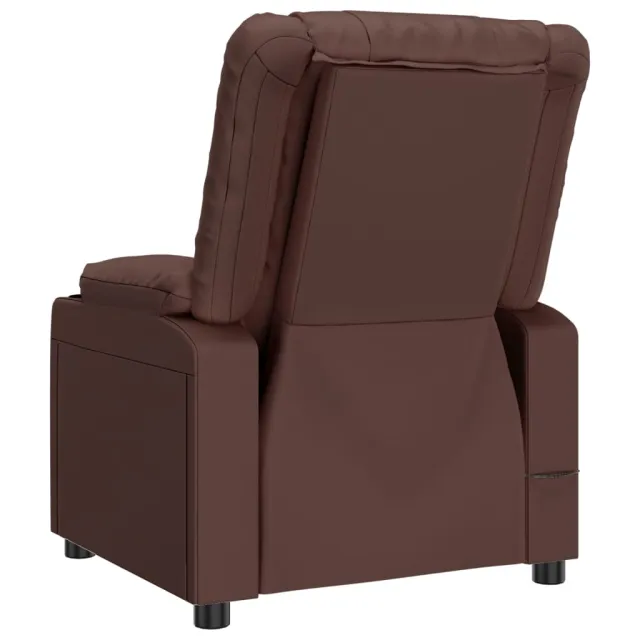 Fauteuil de massage électrique Marron Similicuir