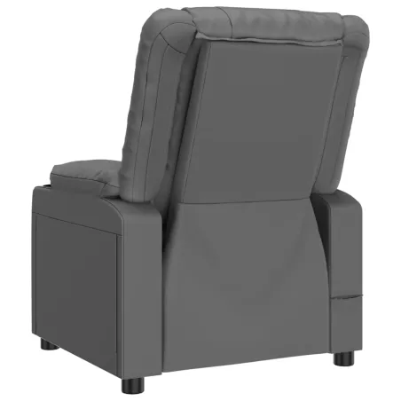 Fauteuil de massage électrique Gris Similicuir