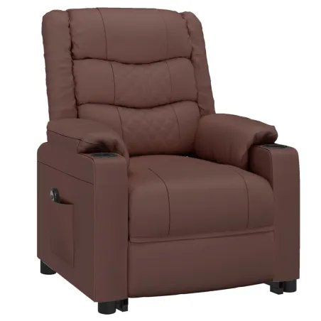 Fauteuil Marron Similicuir