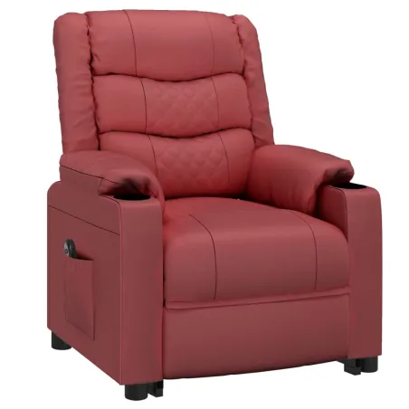 Fauteuil Rouge bordeaux Similicuir