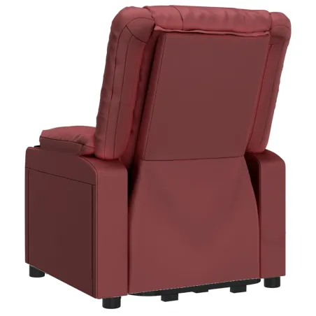 Fauteuil Rouge bordeaux Similicuir