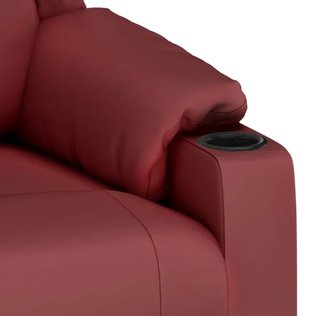 Fauteuil Rouge bordeaux Similicuir
