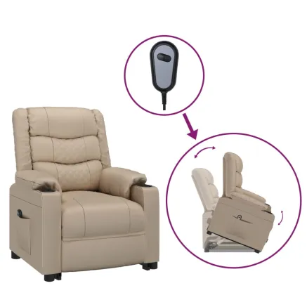 Fauteuil Cappuccino Similicuir 2