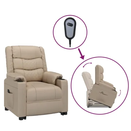 Fauteuil Cappuccino Similicuir