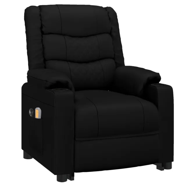 Fauteuil de massage Noir Similicuir