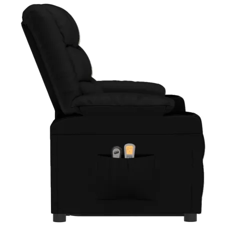 Fauteuil de massage Noir Similicuir