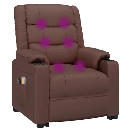 Fauteuil de massage Marron Similicuir