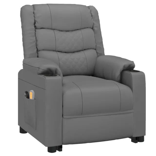 Fauteuil de massage Gris Similicuir