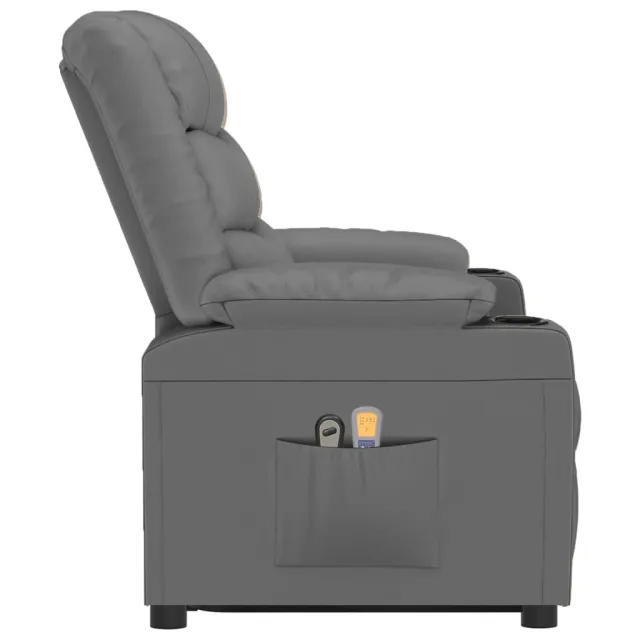 Fauteuil de massage Gris Similicuir