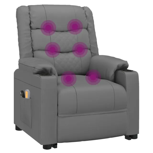 Fauteuil de massage Gris Similicuir