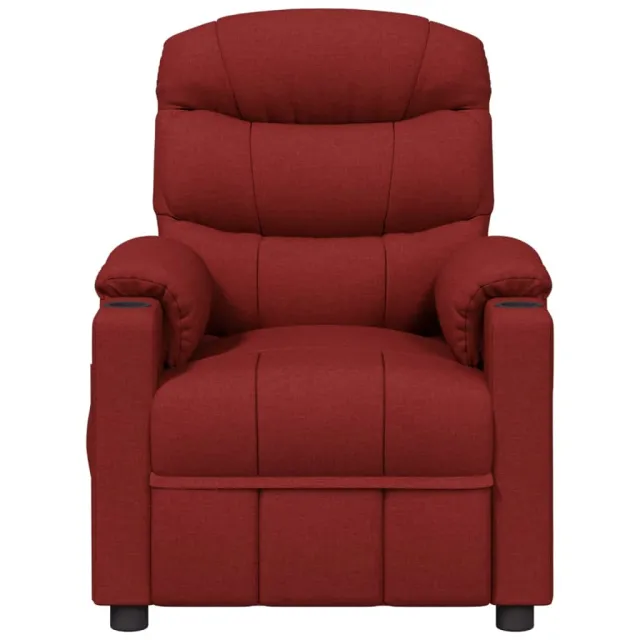 Fauteuil inclinable électrique Rouge bordeaux Tissu