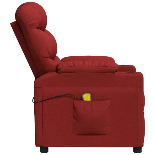 Fauteuil électrique de massage Bordeaux Tissu