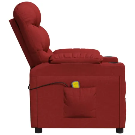 Fauteuil électrique de massage Bordeaux Tissu