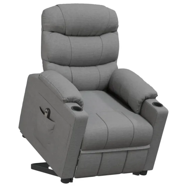 Fauteuil Gris clair Tissu