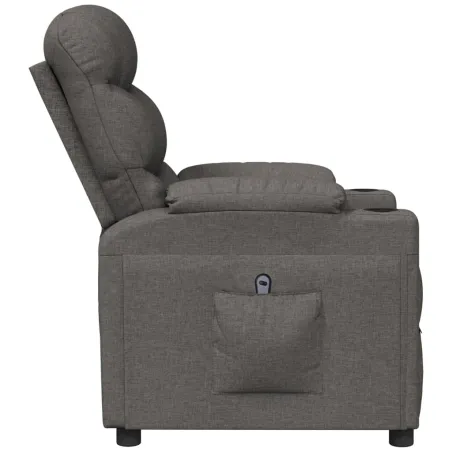 Fauteuil Gris foncé Tissu