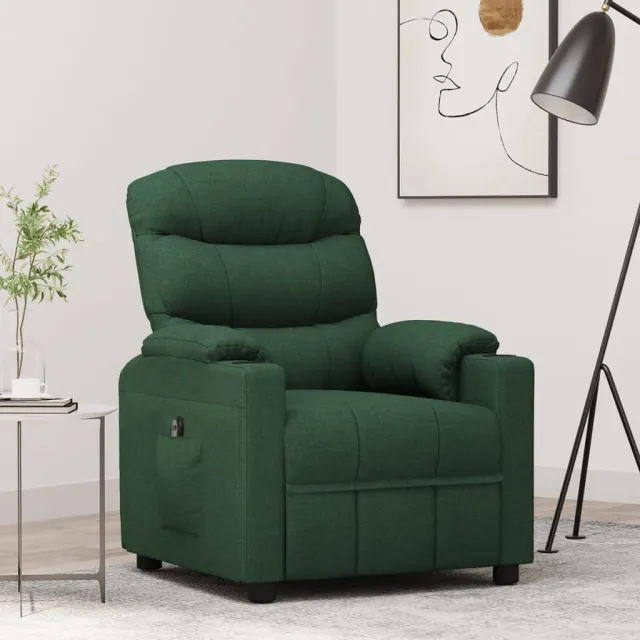 Fauteuil Vert foncé Tissu