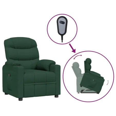 Fauteuil Vert foncé Tissu