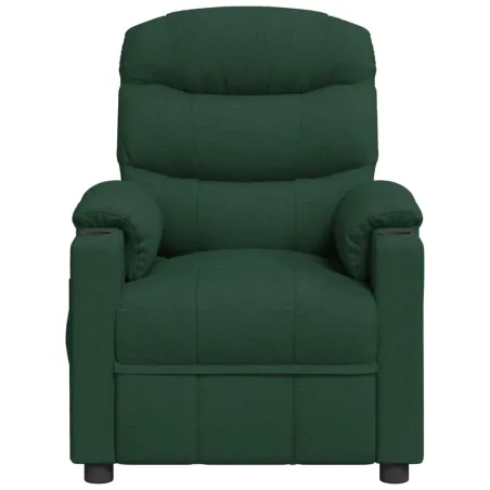 Fauteuil Vert foncé Tissu