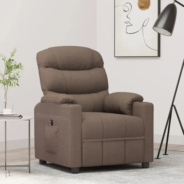 Fauteuil Taupe Tissu